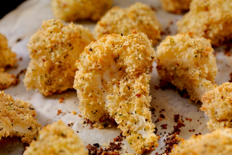 Cauliflower in breadcrumbs