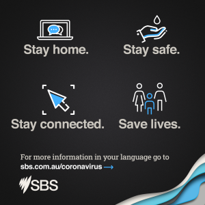 Stay home. Stay safe. Stay connected. Save lives. 