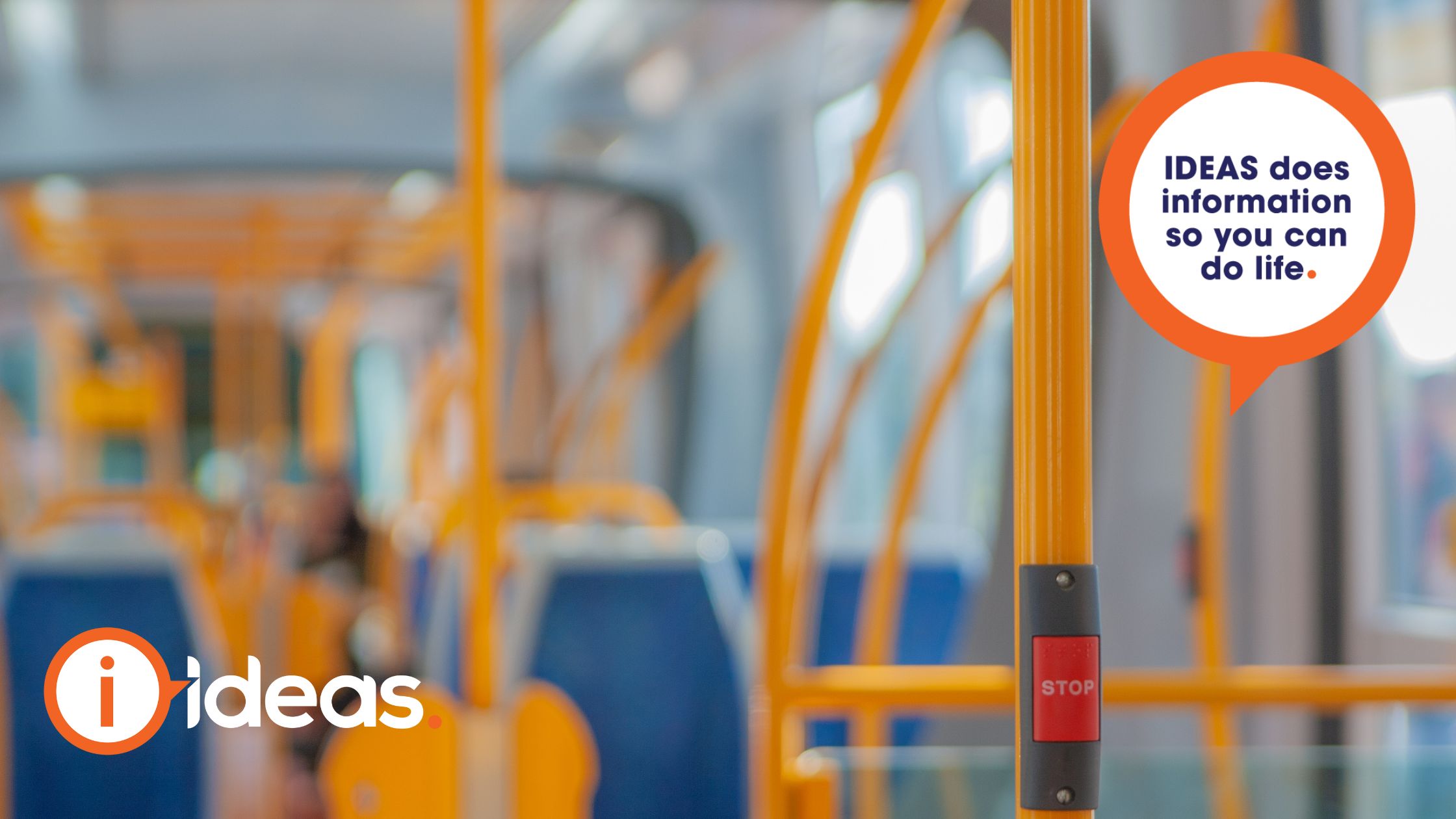 interior of public transport i.e. a bus