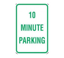 10 min parking
