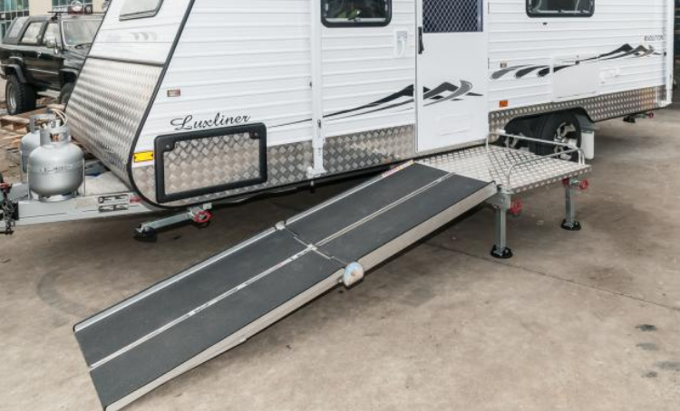 Evolution Caravans with external access ramp