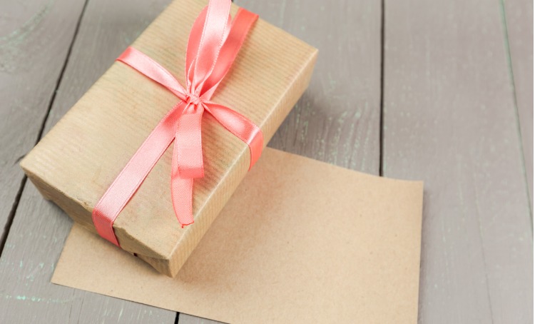 gift box with ribbon picture