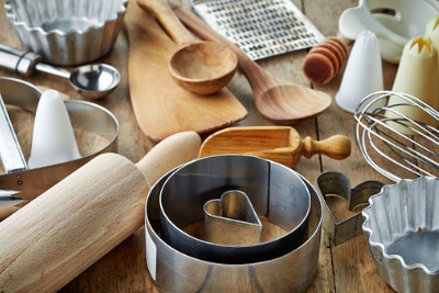 A selection of kitchen utensils