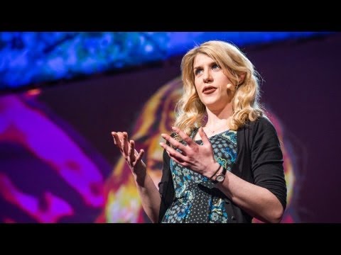 Lady on stage speaking