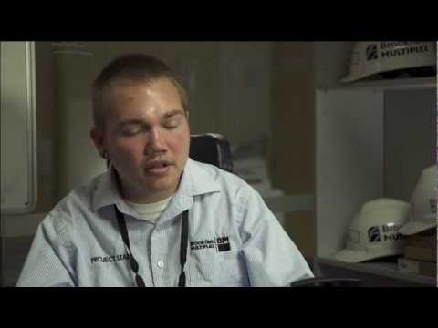 Young man sitting in wheelchair