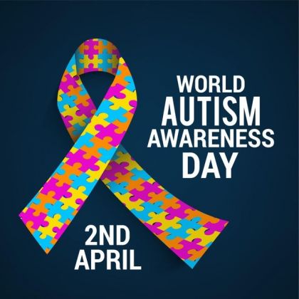 World Autism Awareness Day Ribbon
