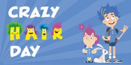 crazy hair day poster