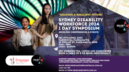 Sydney Disability Workforce 2024 Flyer