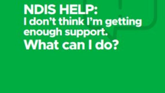 NDIS Help written across a green background