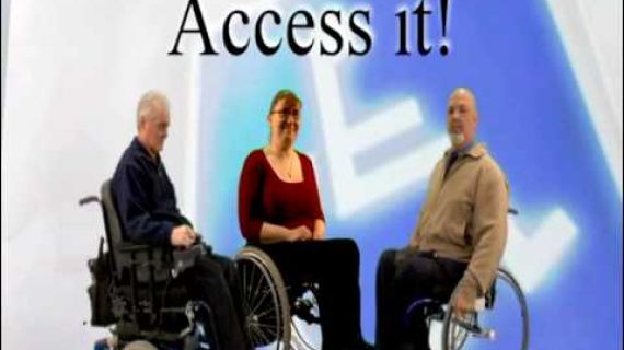 3 people in wheelchairs
