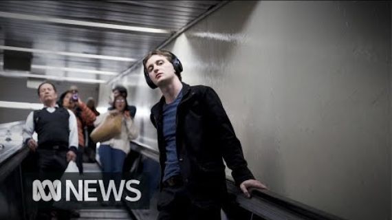 People on an Escalator