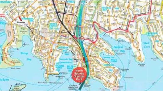 Map of North Sydney