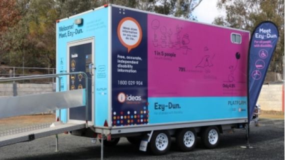 Ezy-Dun portable accessible bathroom