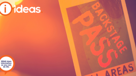 Image of backstage / all areas pass