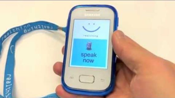Hand holding a Real SAM device