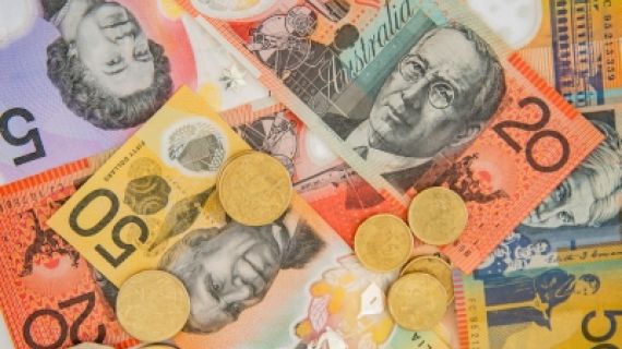 Australian currency including notes and coins