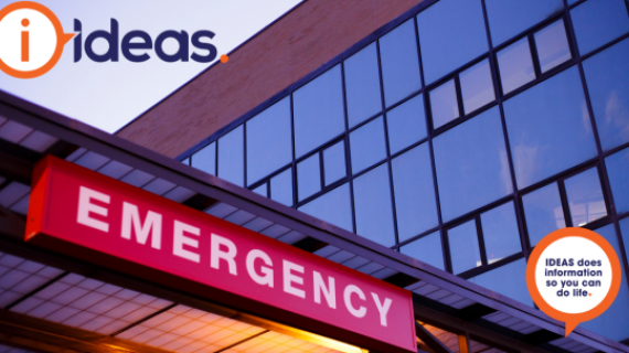 An image of a hospital entrance sign with with Emergency