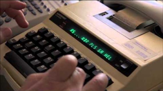 Picture of a TTY - Text Telephone