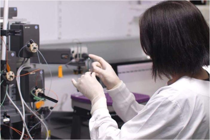 Researcher in a laboratory