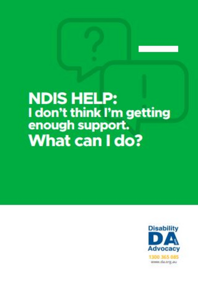 NDIS Help written across a green background