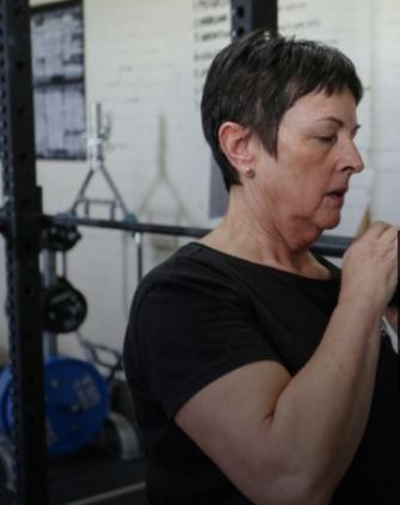 Lady at the gym